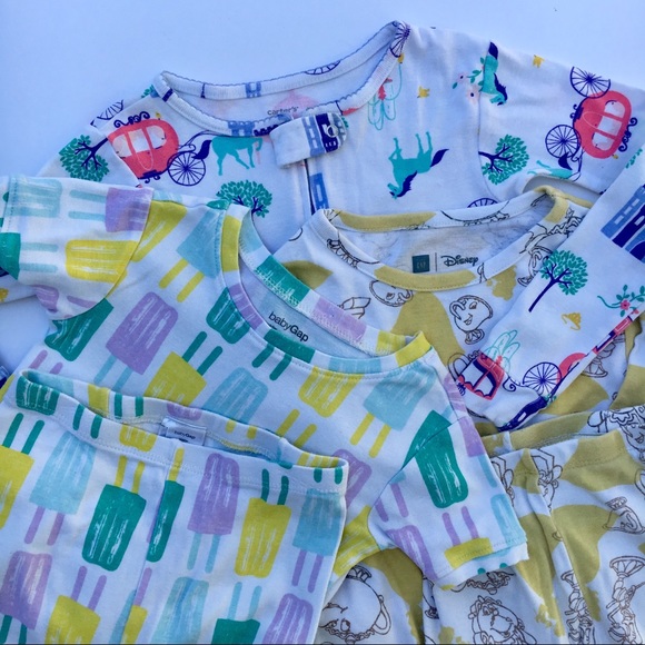 NWT BABY GAP GIRLS PAJAMAS SHORTS popsicles you pick size